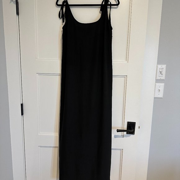 Lulu's Simple Black Dress - Picture 1 of 7